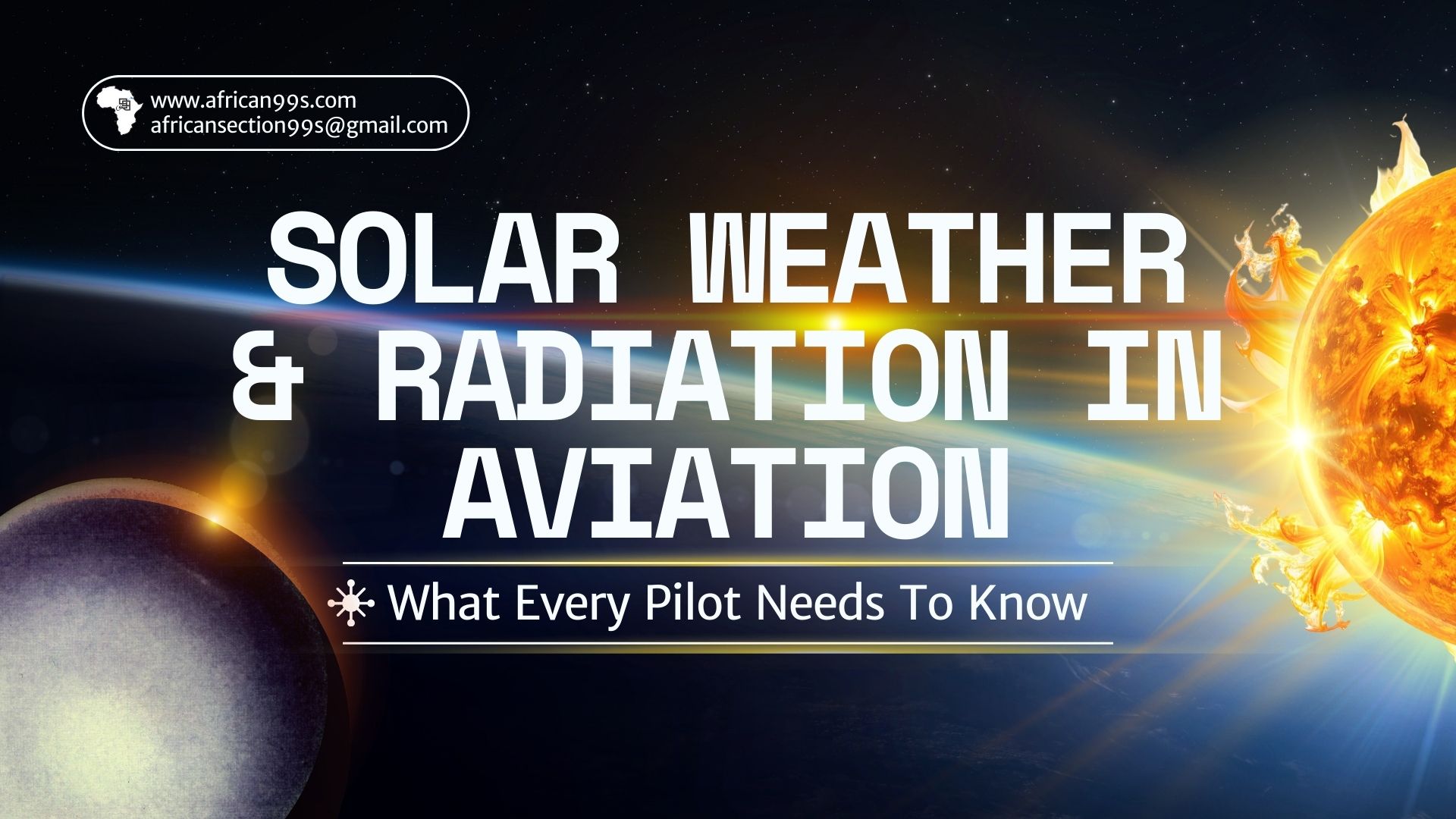 Solar Weather Explained SOLAR RADIATION IN AVIATION - African 99s